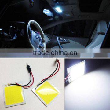 2x Xenon White 48-COB LED Panel For Car Interior Map/Dome/Door/Trunk Light OYXL