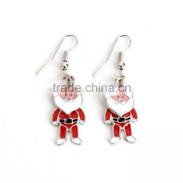 merry christmas epoxy earring