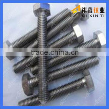 Hex head Gr5 alloy titanium screw