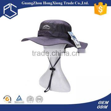 New Arrival promotional fishing bucket hat with string