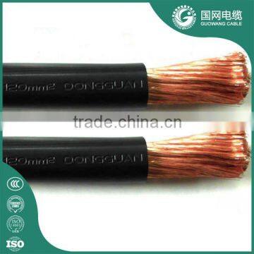 flexible rubber/pvc insulated welding cable h01n2-d 10mm2 welding cable