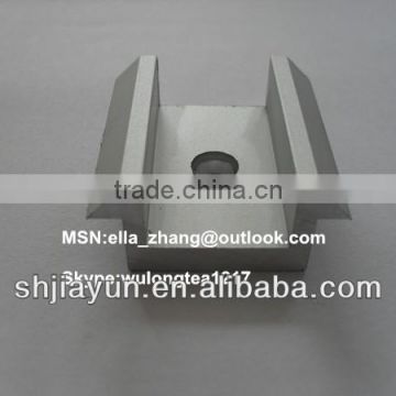 silver anodizing 6063 t5/t6 extruded aluminium solar panel bracket manufacturer in china