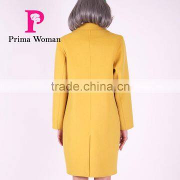 2016 New Design Spring Women Length Slim Fit Wool Coat photo-5