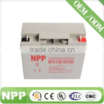 12V17AH lead acid battery for ups