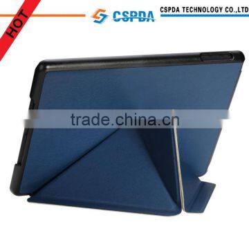 Unique design blue leather case with stand for new kindle fire HD 7 2nd generation