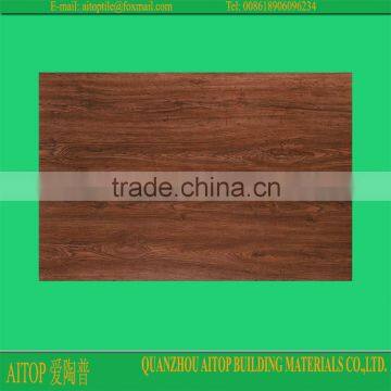 Ceramic house flooring decoration material rustic design glazed wooden surface brick tile 600x900mm