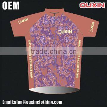 OEM China factory sublimaite mens cycling jersey