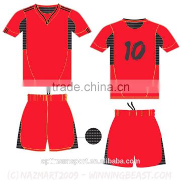 Low MOQ high QUALITY hot sales soccer uniform set