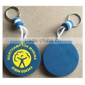 EVA floating keychain round shape