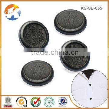 Nice Designer Custom Black Coat Metal Buttons For Sales photo-3