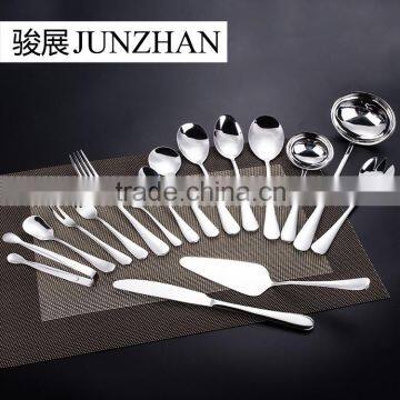 Junzhan 72pcs stainless steel cutlery sets with wooden box and low price