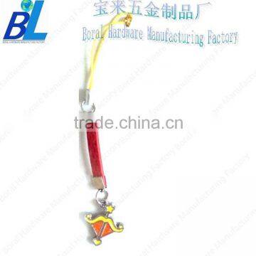 Advertising metal diy cell phone strap gifts