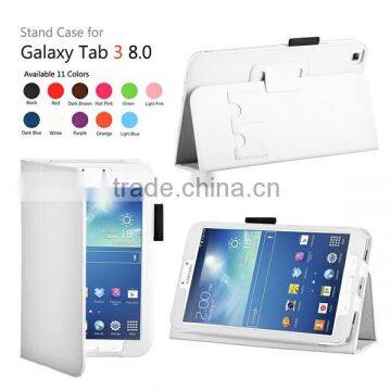 Flip penholder case for samsung tab3 stock sample tablet pc case