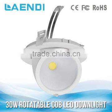2016 elegant shape 2800lm rotatable gimbal led downlighting 30w promotion