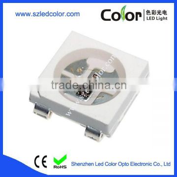 Epistar built-in apa104 ic 4 pin rgb led chip, smd 5050 addressable apa104 white/rgb led chip