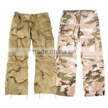 Camoflage military trousers