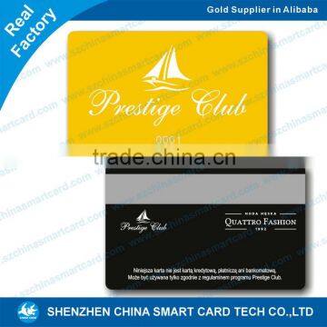 plastic membership vip card pvc hico card