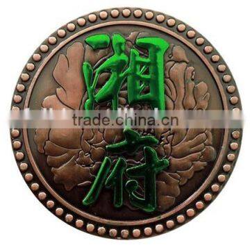 metal embossing letter sign, embossed logo word metal aluminum sign