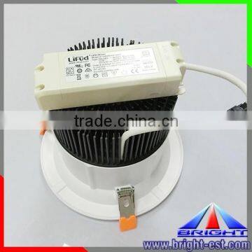 CE,RoHS Certification and IP65 IP Rating 20W-60W Dimmable COB Chip Led Downlight photo-5