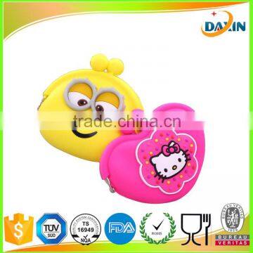 FDA grade silicone key bag/silicone coin purse