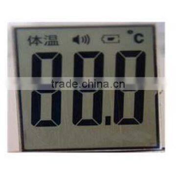 custom size 7 segment lcd display 3 digit UNLCM10509