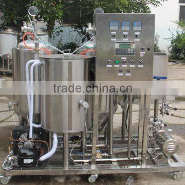 Shandong Ruijia 50 liters small home beer brewing device,micro alcohol brewery equipment,mini brew house for sale