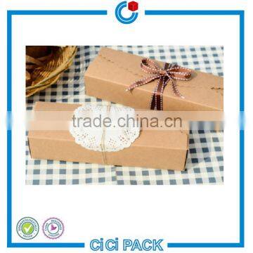 wholesale new arrival 350gsm kraft paper custom cake dessert packing box                        
                                                                                Supplier's Choice