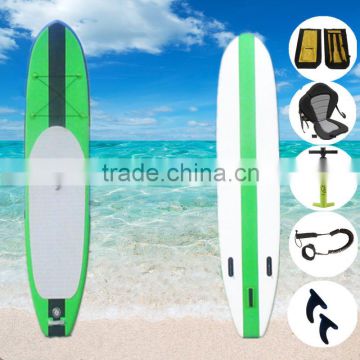 Colored stripes inflatable sup stand up paddle surf board