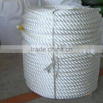 3strands twisted polyester rope