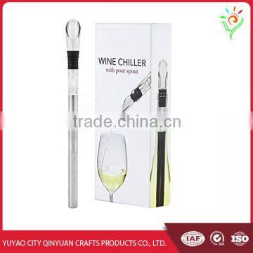 Stainless Steel wine chiller stick with aerator and pourer