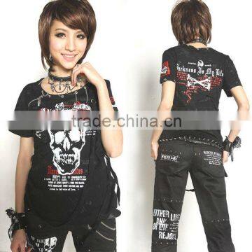 PUNK VISUAL KEI ROCK 71080 TEE CHAIN T-shirt