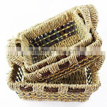 Fashionable Handwork Colorful Willow Basket