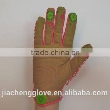 Synthetic Leather Gloves, Garden Line Gardening Glove photo-2