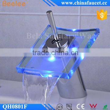 Basin Faucets Type LED Glass Faucet
