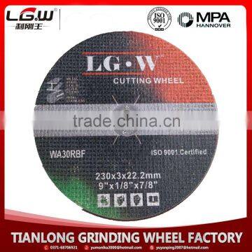 H482 Black 9''inch 230mm 2nets Cutting wheel for metal and stainless steel/ABRASIVES PRODUCTS from China