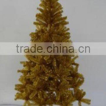 2015 golden pvc christmas tree