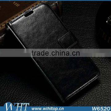 Crazy Horse Skin for Lumia 640 Flip Cover Case With Card Holder, for Nokia Lumia 640 Leather Case photo-2