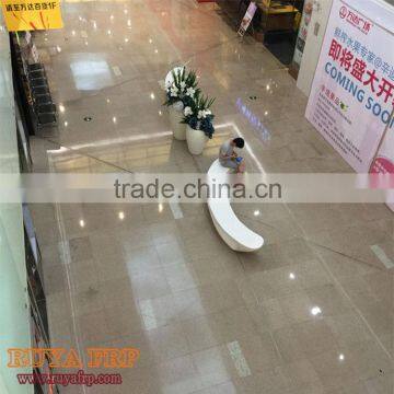 2.5M Length Fiberglass Material Waiting Stool for Resting in Mall Public Space photo-4