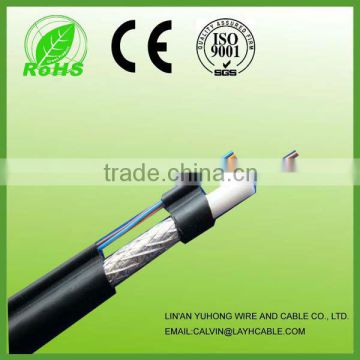 Hot sell rg59 cctv with messenger cable price with smalii MOQ