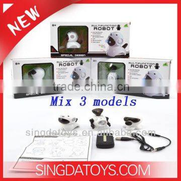 New design funny appearance mix 3 models rc robot