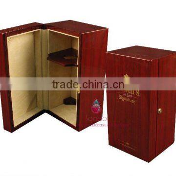 factory wholesale wooden magnum wine box