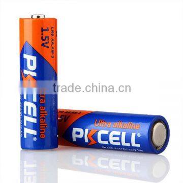 high quality Top sale 1.5v AA lr6 am3 Super Ultra alkaline battery from PKCELL