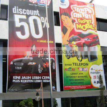 Knitted Polyester Banner, Outdoor banner, Cloth Banner