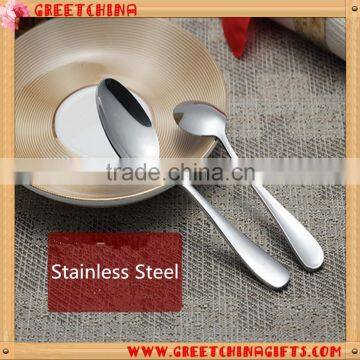 Promotional customize size round stainless steel tea spoon                        
                                                                                Supplier's Choice