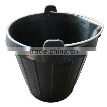 Recycled Tyre rubber bucket,Rubber pail with handle,cubo de goma 10l