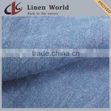 14S High Quality Plain Dyed Linen Fabric photo-2