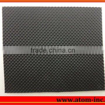 Big diamond design rubber soling sheet from Atom Shoes Meterial Limited