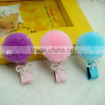 Hair accessories pompom clip