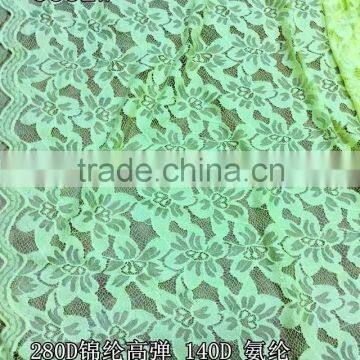 TH-8832 warp knitted 90%nylon 10%spandex lace fabric for ladies skirt