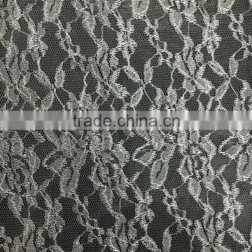 100% polyester inelastic knitted lace fabric for shoes